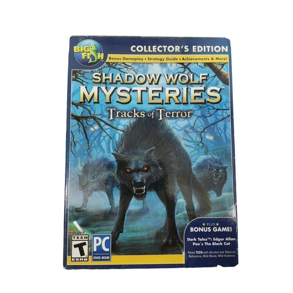 Shadow Wolf Mysteries‎ Video Game Tracks of Terror PC DVD-ROM New